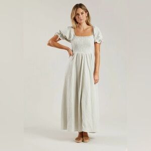 Rylee & Cru Dallas peasant dress gauze
